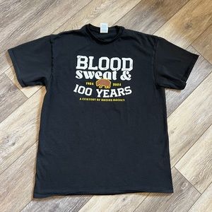 NWOT Boston Bruins blood sweat And 100 Years  2023/2024 T Size Large